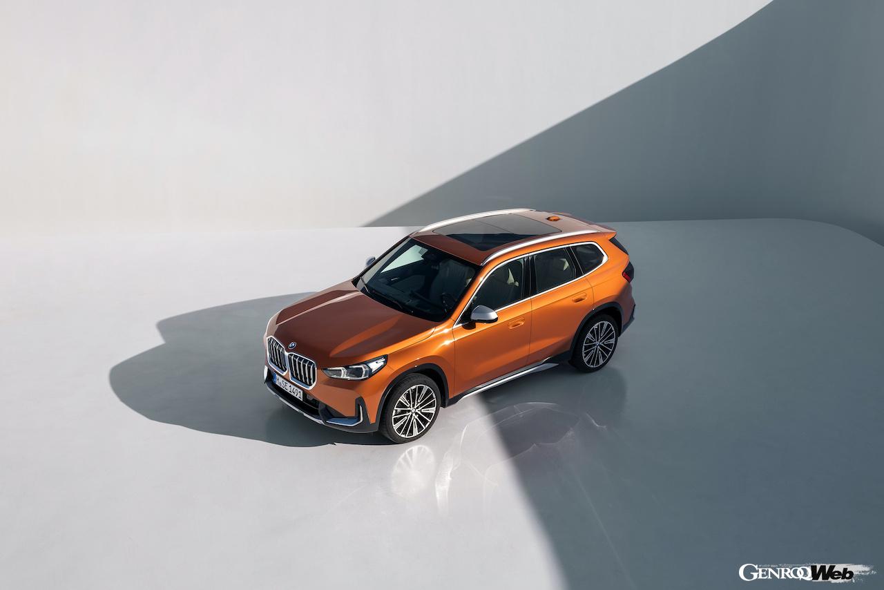 フルモデルチェンジを果たした、BMWのエントリーSAV「X1」のフロントスタイル