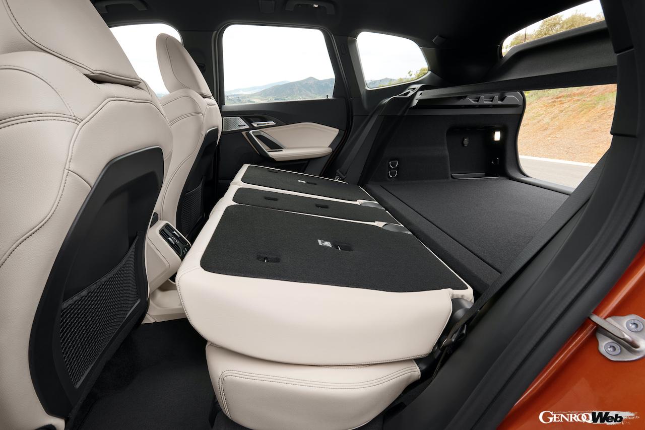 フルモデルチェンジを果たした、BMWのエントリーSAV「X1」のリヤシート