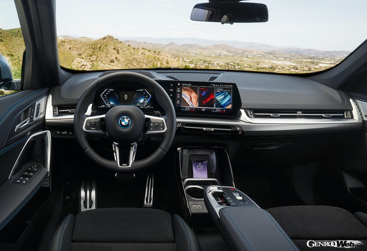 フルモデルチェンジを果たした、BMWのエントリーSAV「X1」のインテリア。