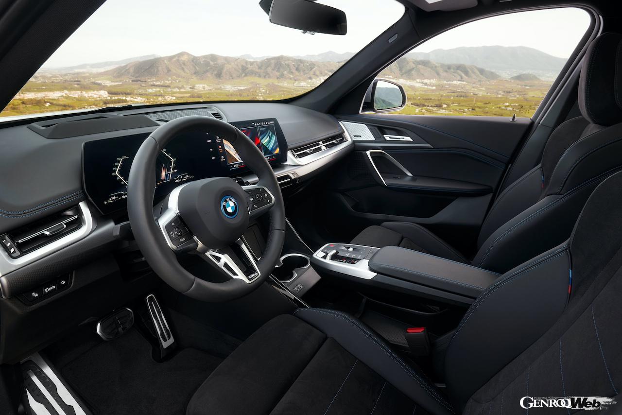 フルモデルチェンジを果たした、BMWのエントリーSAV「X1」のインテリア。