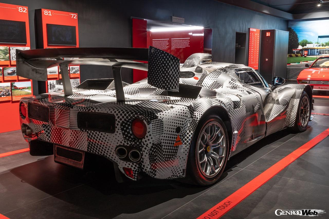 フィオラーノ・サーキット50周年企画展に展示される「フェラーリ 150 LM」のリヤスタイル