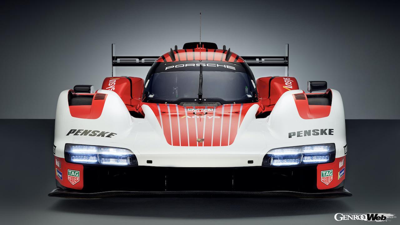 ポルシェ 963のフロントビュー