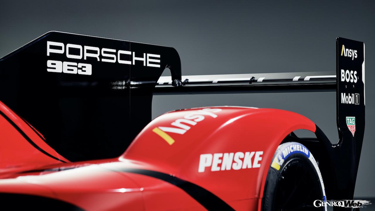 ポルシェ 963のディティール