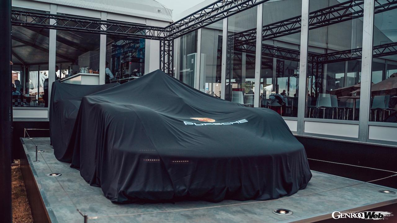 グッドウッド・フェスティバル・オブ・スピードにおいて、走行を披露した「ポルシェ 963」