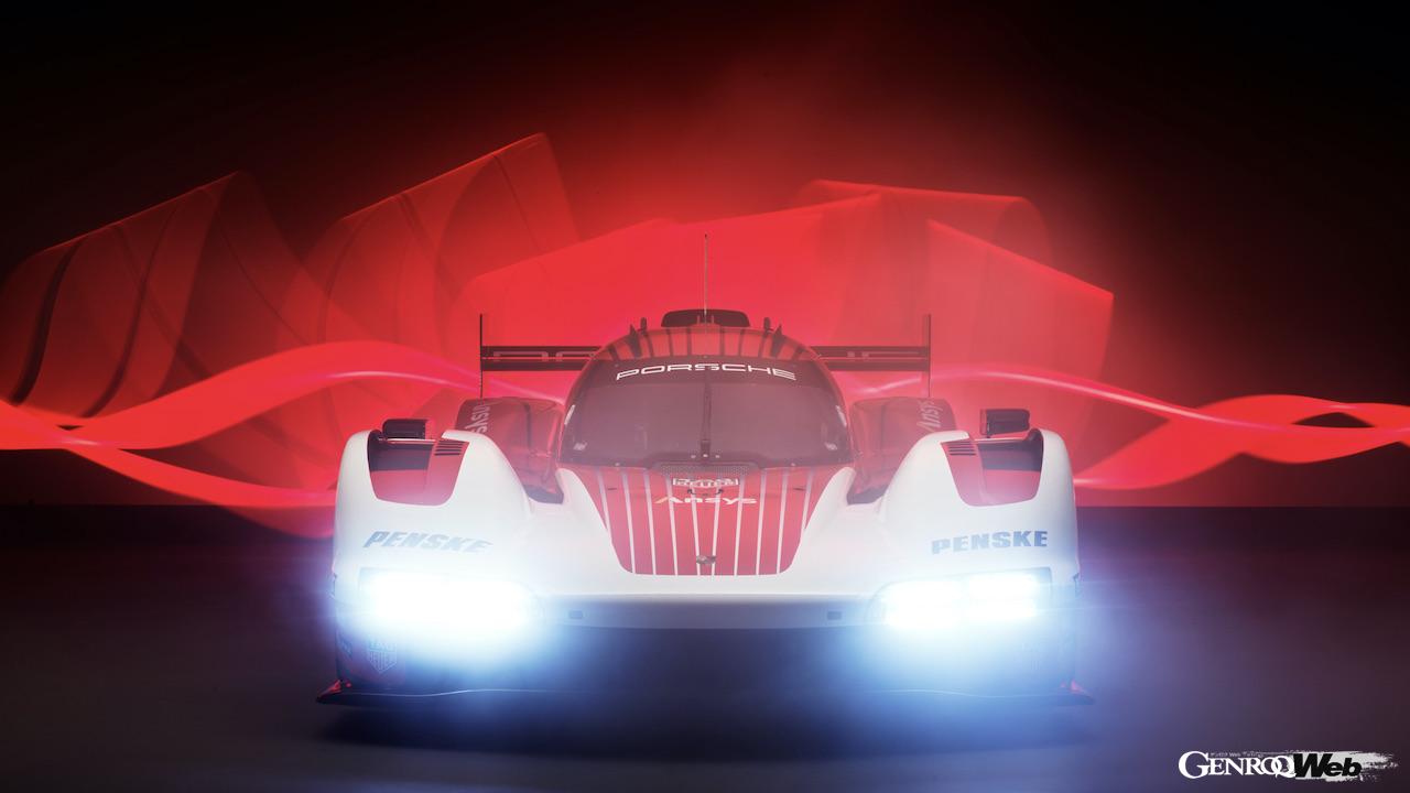 ポルシェ 963のフロントビュー