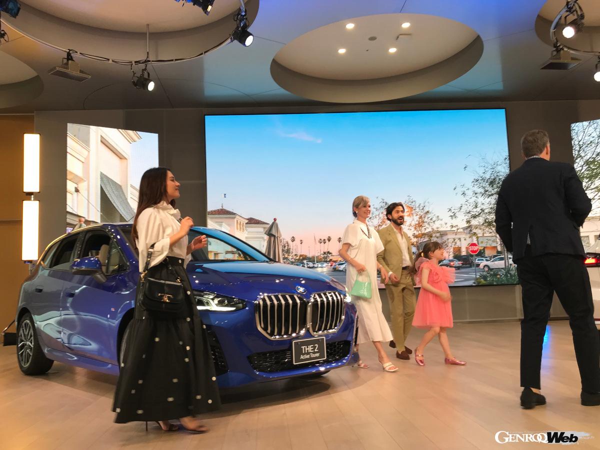 BMW2シリーズ アクティブツアラーの発表会