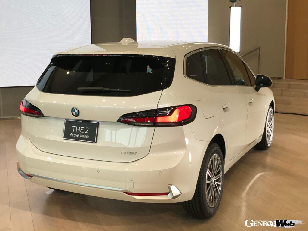 1.5リッター直3ガソリンターボエンジンを搭載する218iアクティブツアラー。