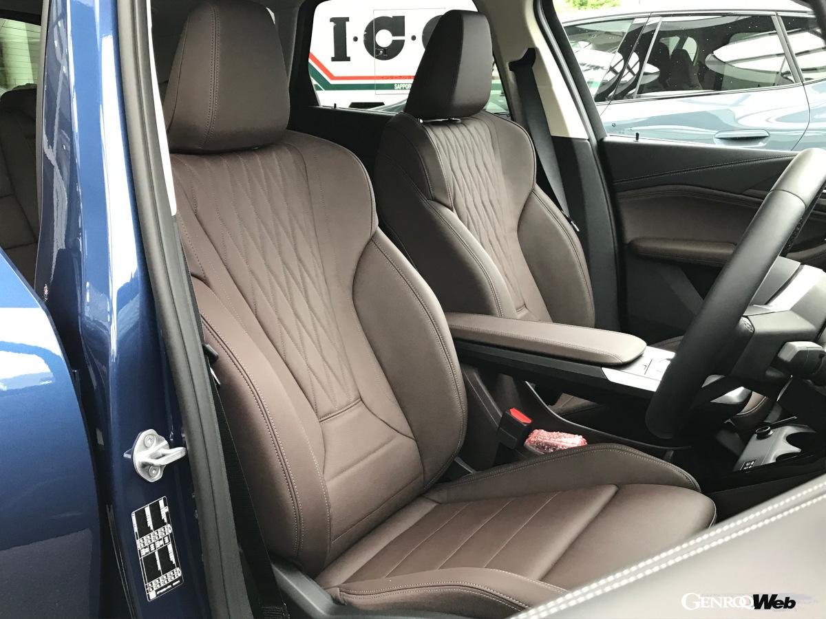 Mスポーツグレードに装備されるスポーツシート