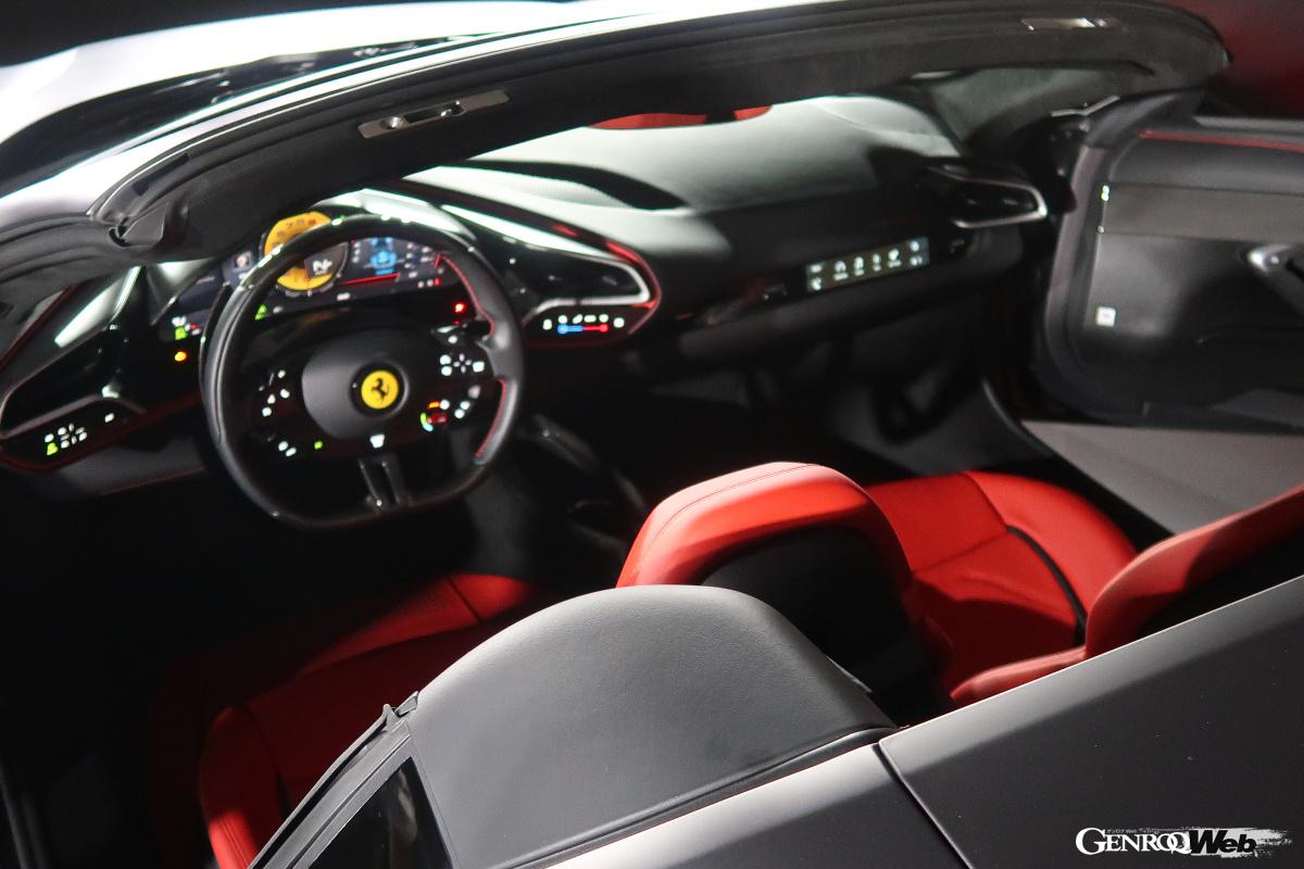 フェラーリ 296 GTSのコクピット