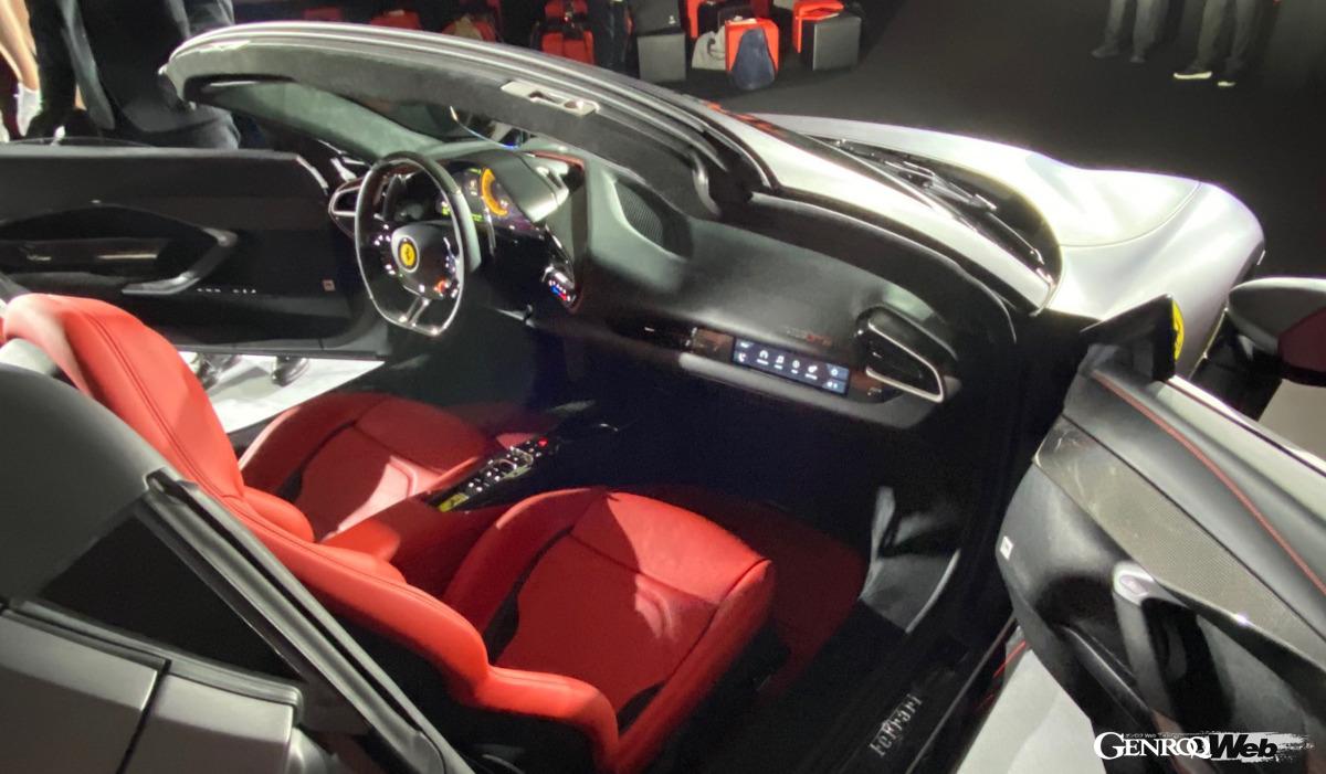 フェラーリ 296 GTSのコクピット