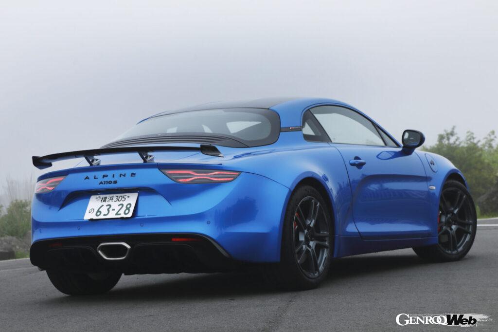 アルピーヌA110 Sのリヤスタイル