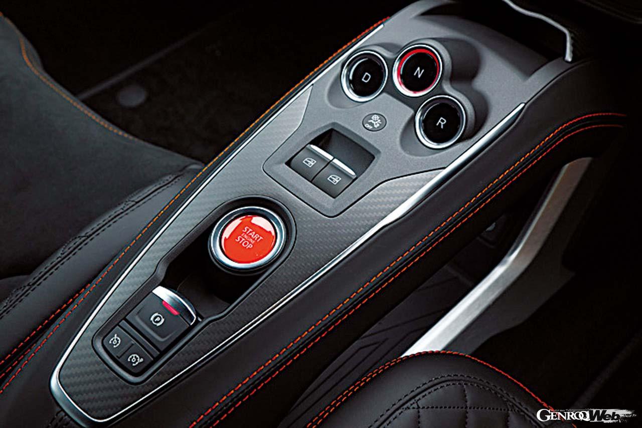 アルピーヌ A110のセンターコンソール