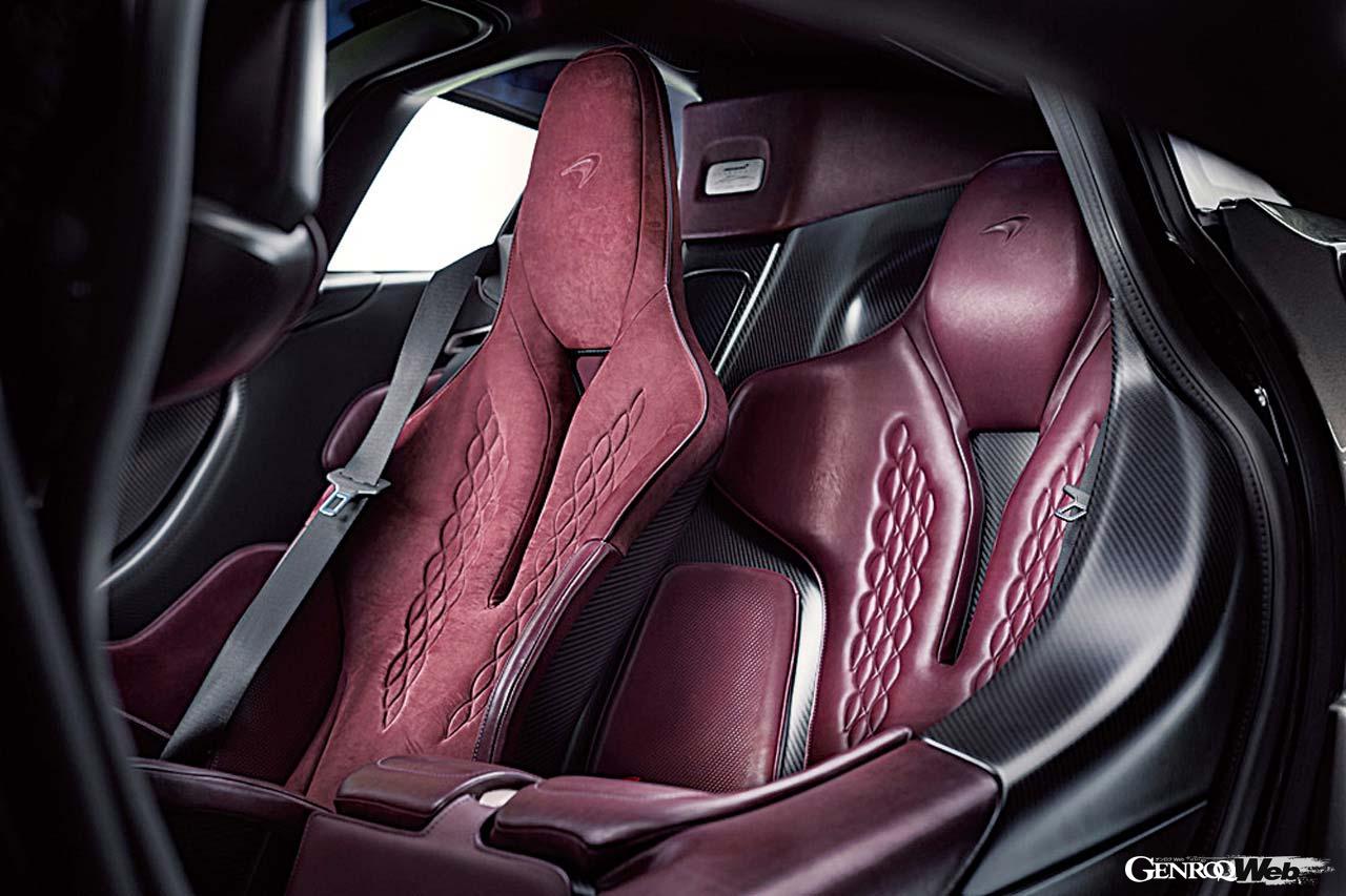 マクラーレン スピードテールのシート