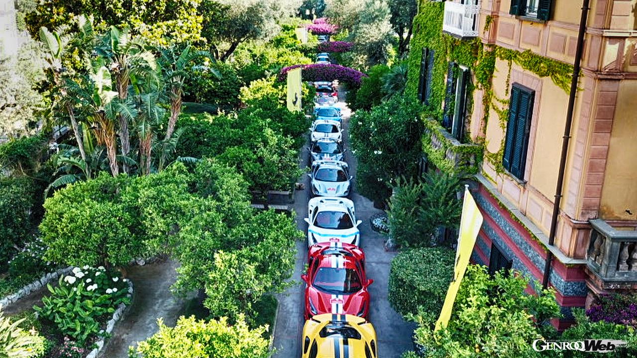 2019年6月に開催されたフェラーリ・カヴァルケードのワンシーン