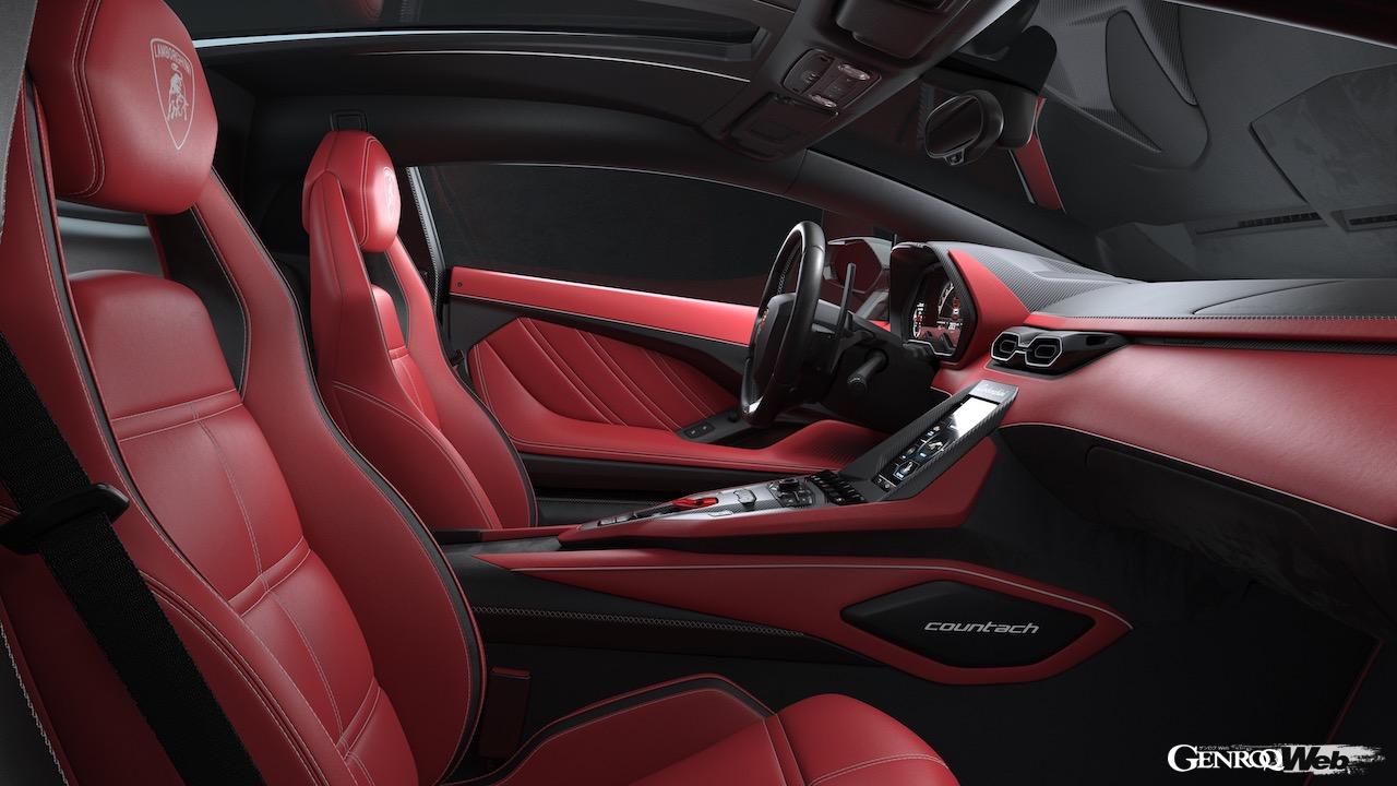 ランボルギーニ カウンタック LPI 800-4のコクピット