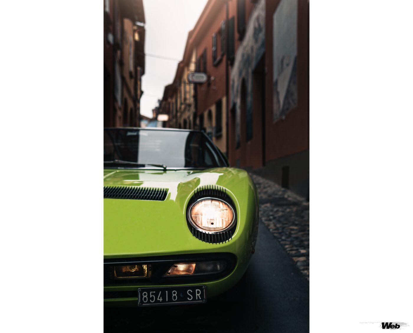 ランボルギーニ ミウラのフロントセクション