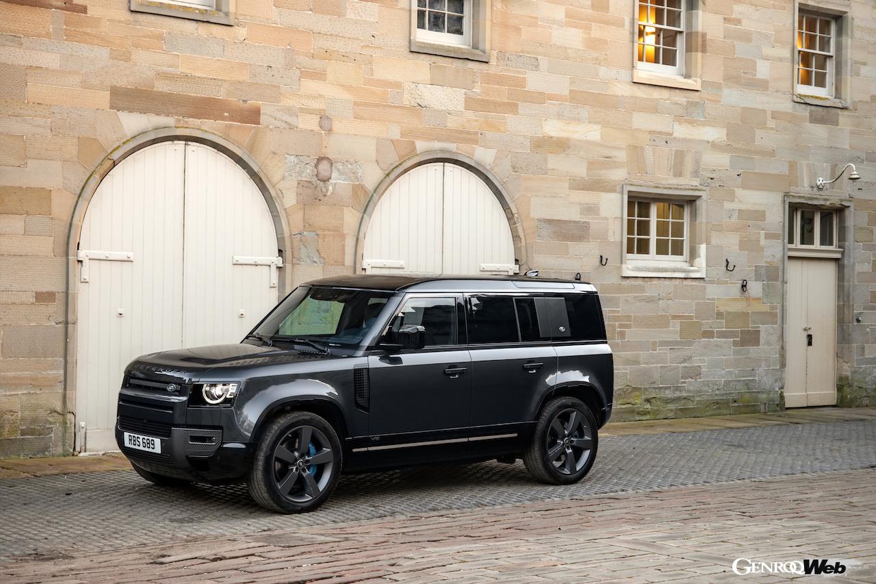 ランドローバー ディフェンダーのフロントスタイル