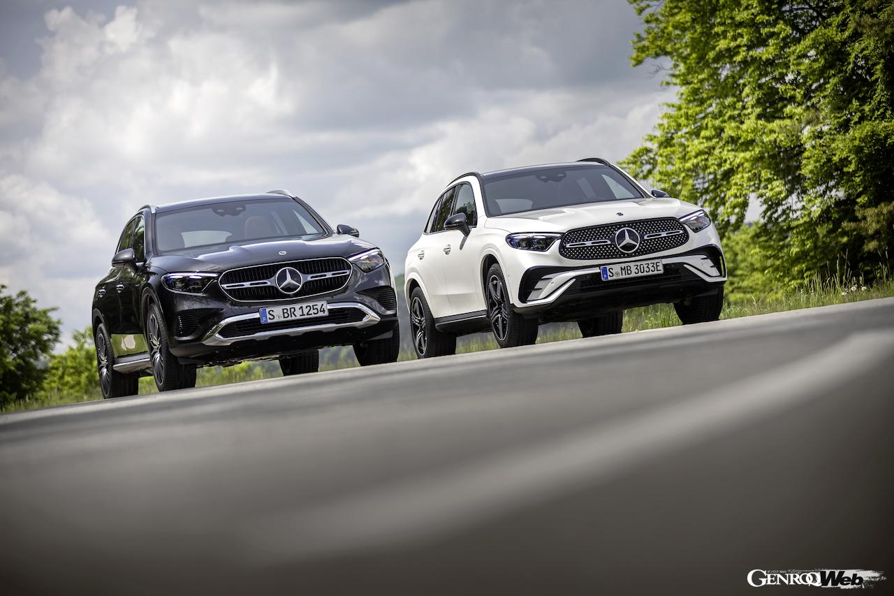 新型メルセデス・ベンツGLCのフロントスタイル