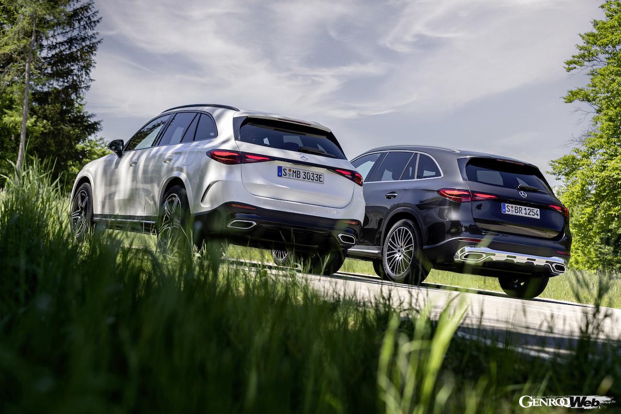 新型メルセデス・ベンツGLCのリヤスタイル