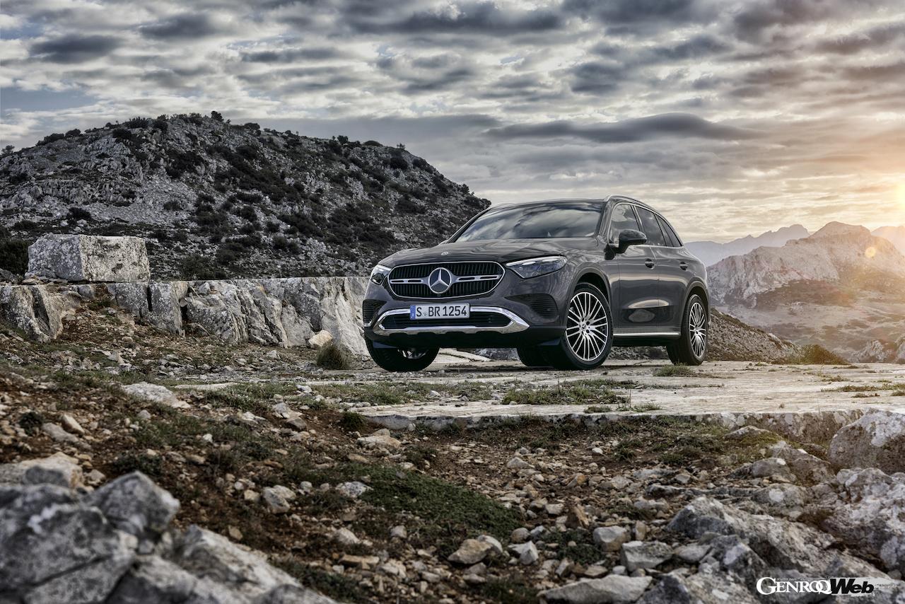 新型メルセデス・ベンツGLCのフロントスタイル