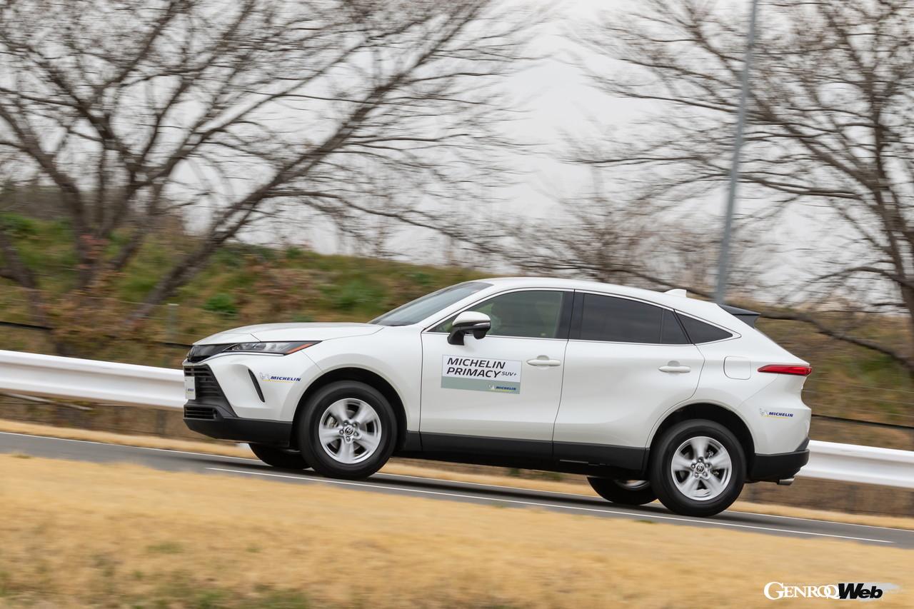 ミシュラン プライマシーSUV＋のテスト走行