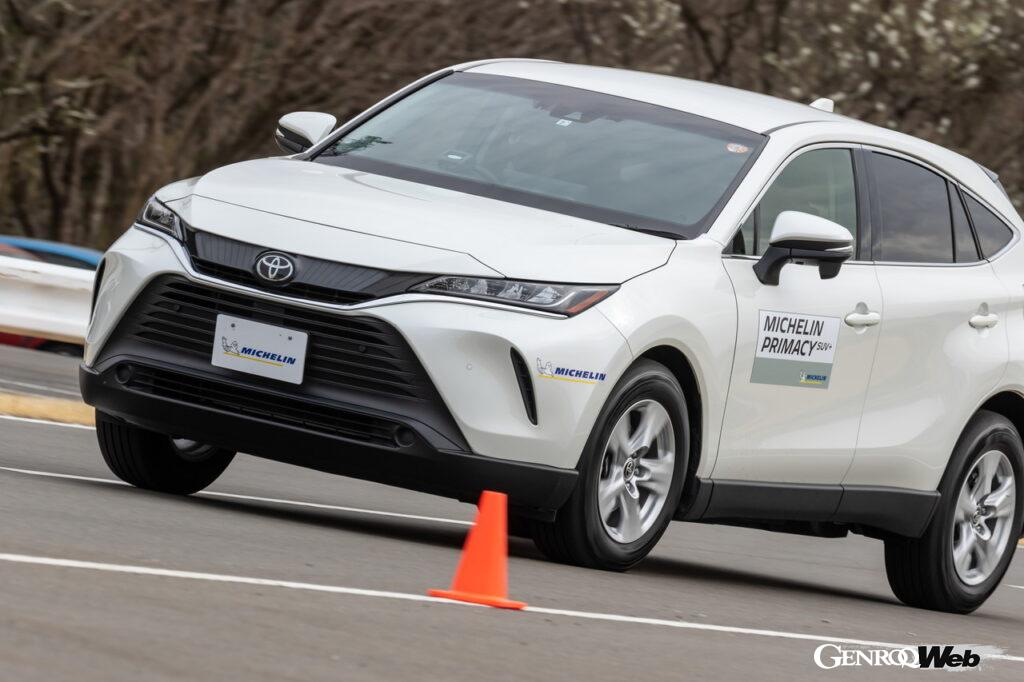 ミシュラン プライマシーSUV+のテスト走行
