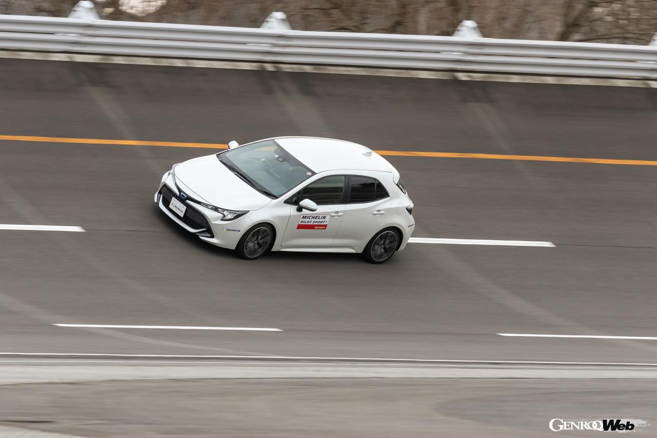 ミシュラン パイロットスポーツ5インプレッション、走行シーン