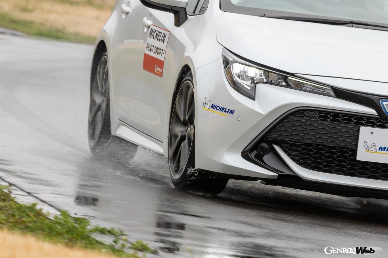 ミシュラン パイロットスポーツ5インプレッション、走行シーン