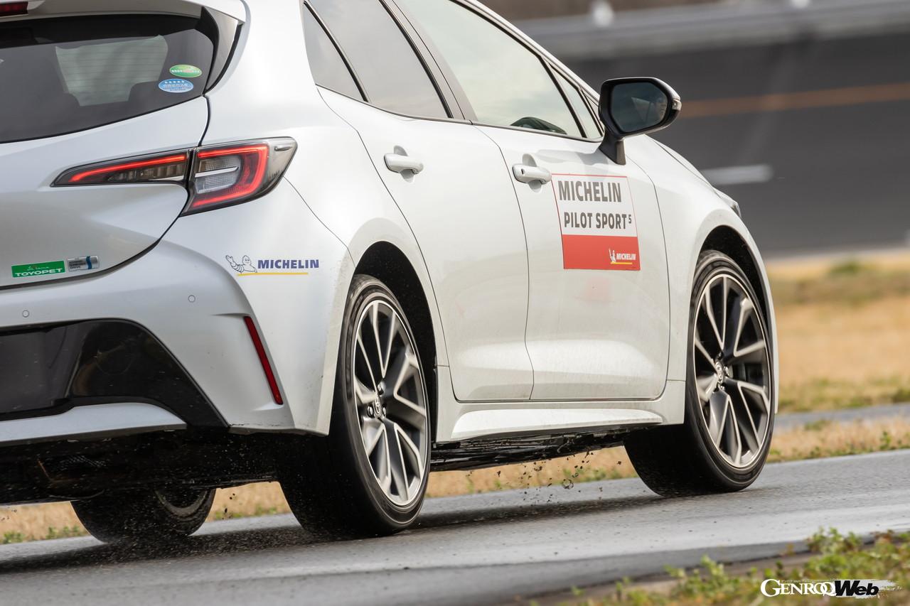 ミシュラン パイロットスポーツ5インプレッション、走行シーン