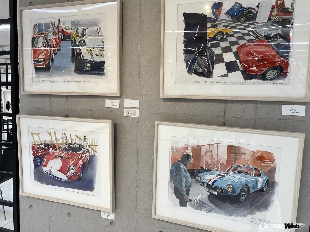 「昭和レトロな世界展」に出展された絵画