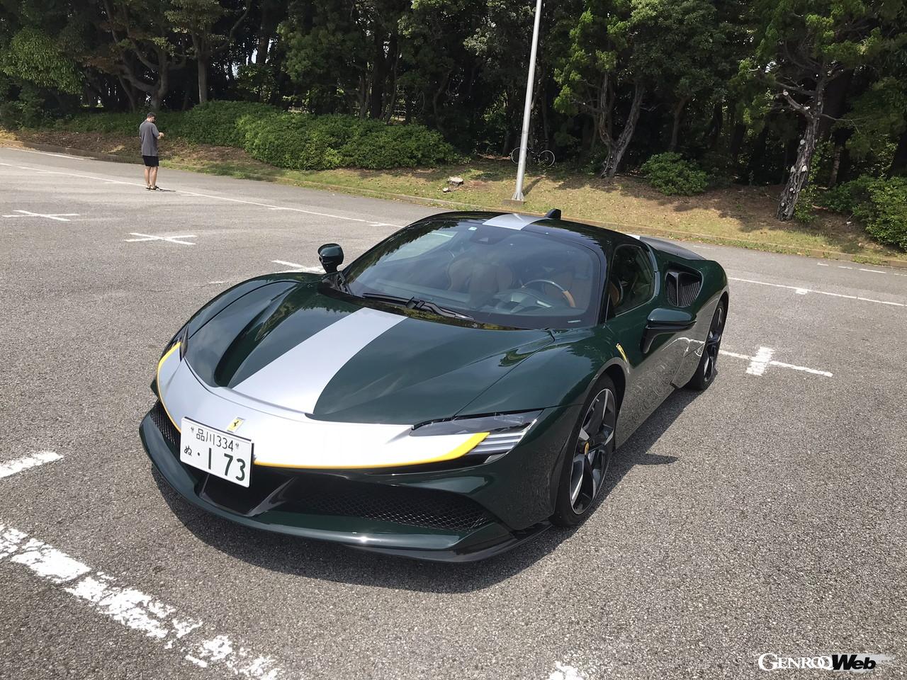 ウナ丼×GENROQコラボ第3弾！ フェラーリ SF90 ストラダーレのフロントスタイル