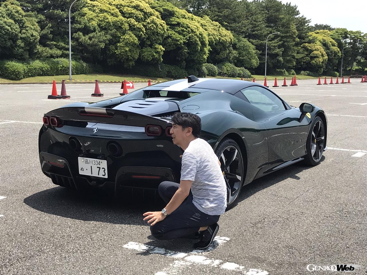 ウナ丼×GENROQコラボ第3弾！ フェラーリ SF90 ストラダーレとゲン編集長