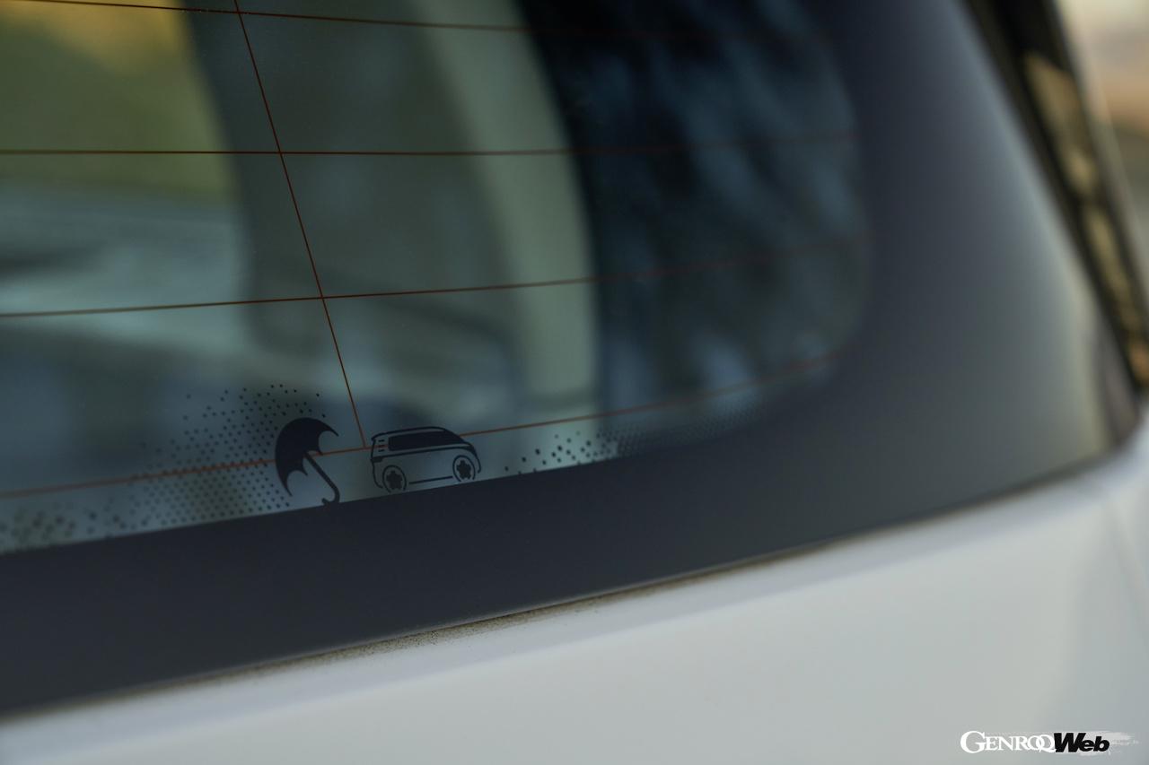 フォルクスワーゲン ID.Buzzのアイコン。リヤウィンドウ