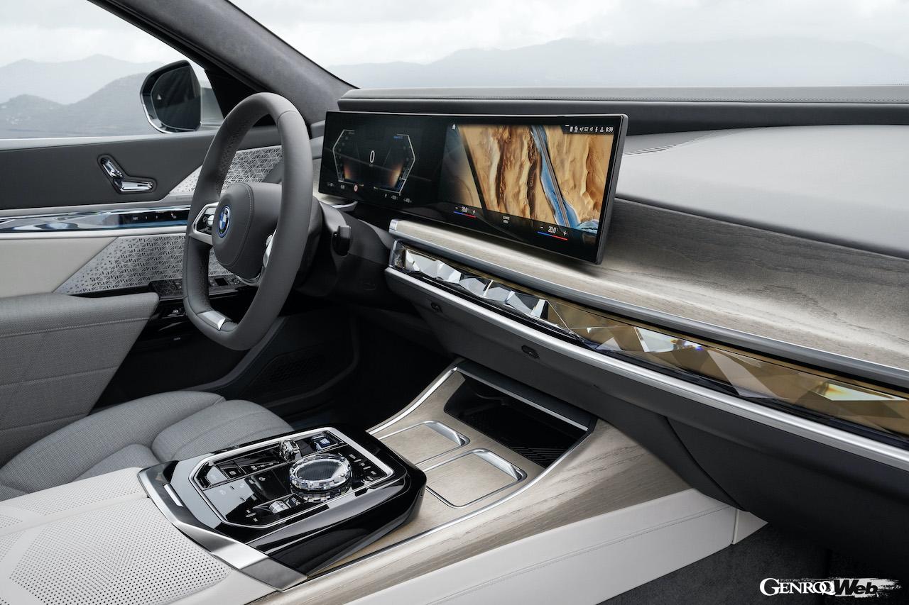 新型BMW 7シリーズのインテリア