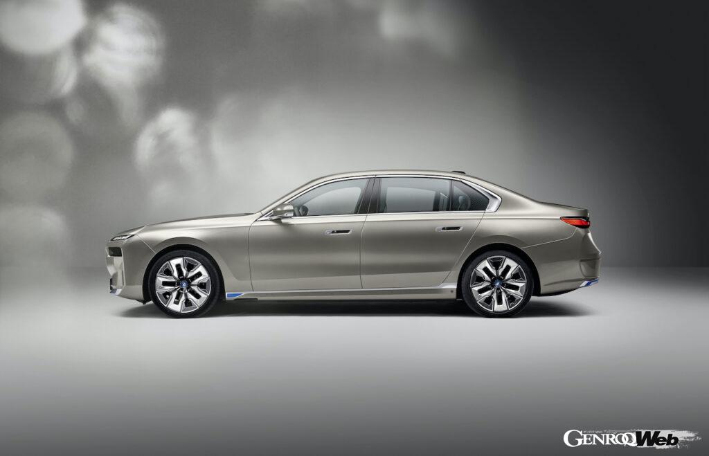 フルモデルチェンジを果たしたBMW 7シリーズのエクステリア。