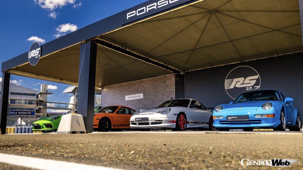 これまで多くのドラマの舞台となってきたサルト・サーキットに、様々なな世代のポルシェが集まった。