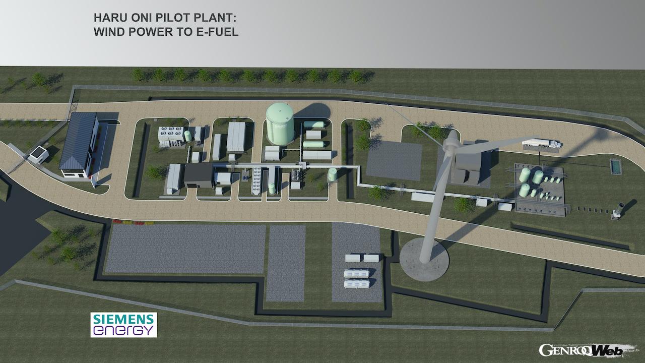 ポルシェはフル電動モデルの充実化を進めながらも、チリに大規模な生成プラント「Haru Oni」を建設するなど、環境に配慮したeフューエルの技術を進めている。