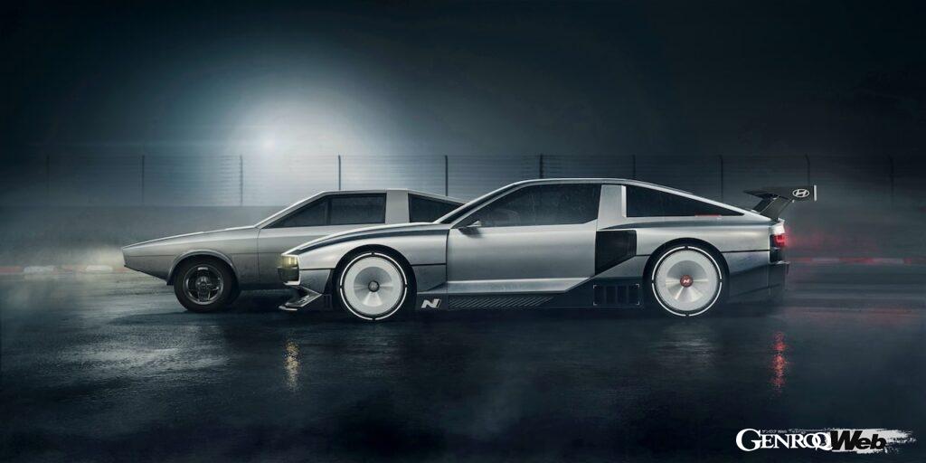 水素ハイブリッド「ヒョンデ N ビジョン 74」とポニークーペ コンセプト。