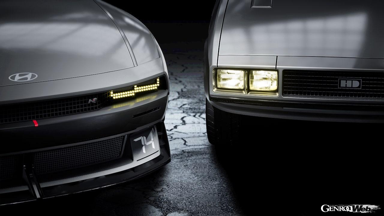 水素ハイブリッド「ヒョンデ N ビジョン 74」とポニークーペ コンセプト。