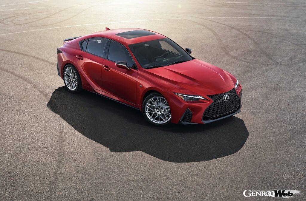 日本導入が決定した、レクサス IS500のエクステリア。