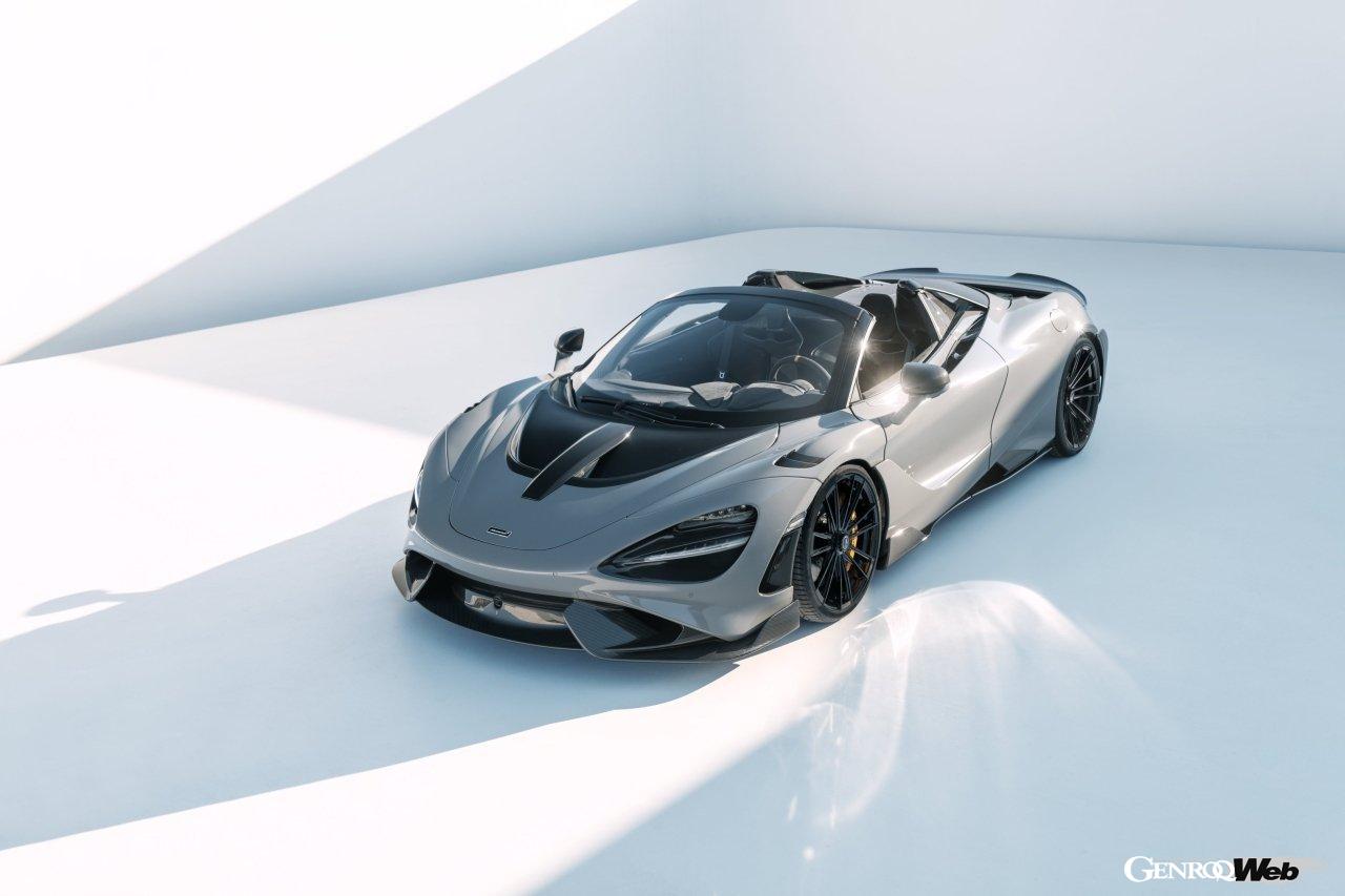 ノビテックが持てるノウハウをすべて投入して開発した「マクラーレン 765LT スパイダー」。