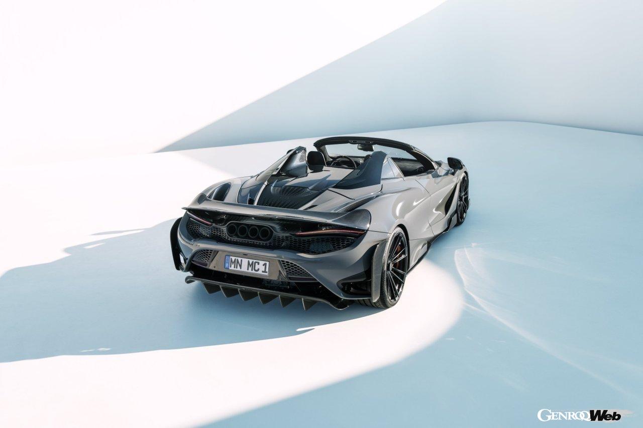 ノビテックが持てるノウハウをすべて投入して開発した「マクラーレン 765LT スパイダー」。