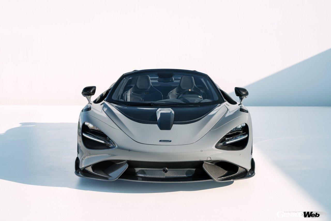 ノビテックが持てるノウハウをすべて投入して開発した「マクラーレン 765LT スパイダー」。