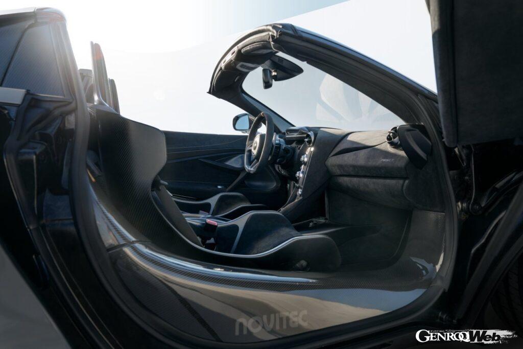 ノビテックが持てるノウハウをすべて投入して開発した「マクラーレン 765LT スパイダー」。