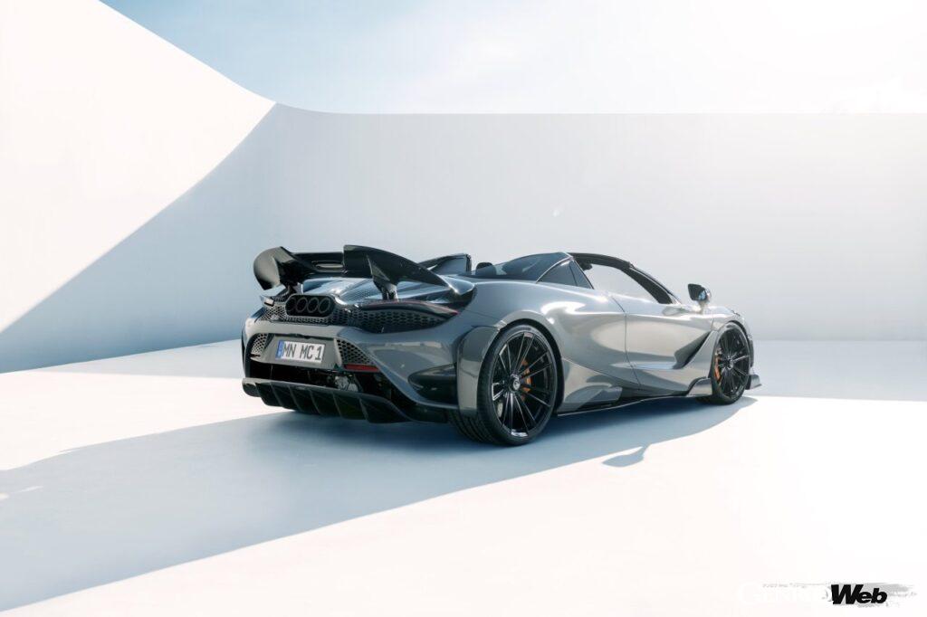 ノビテックが持てるノウハウをすべて投入して開発した「マクラーレン 765LT スパイダー」。