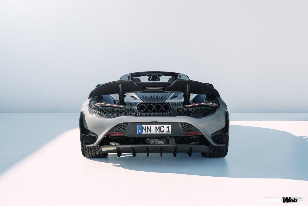 ノビテックが持てるノウハウをすべて投入して開発した「マクラーレン 765LT スパイダー」。