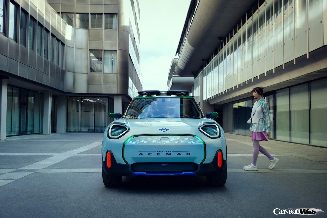 「MINI コンセプト エースマン」のエクステリア。