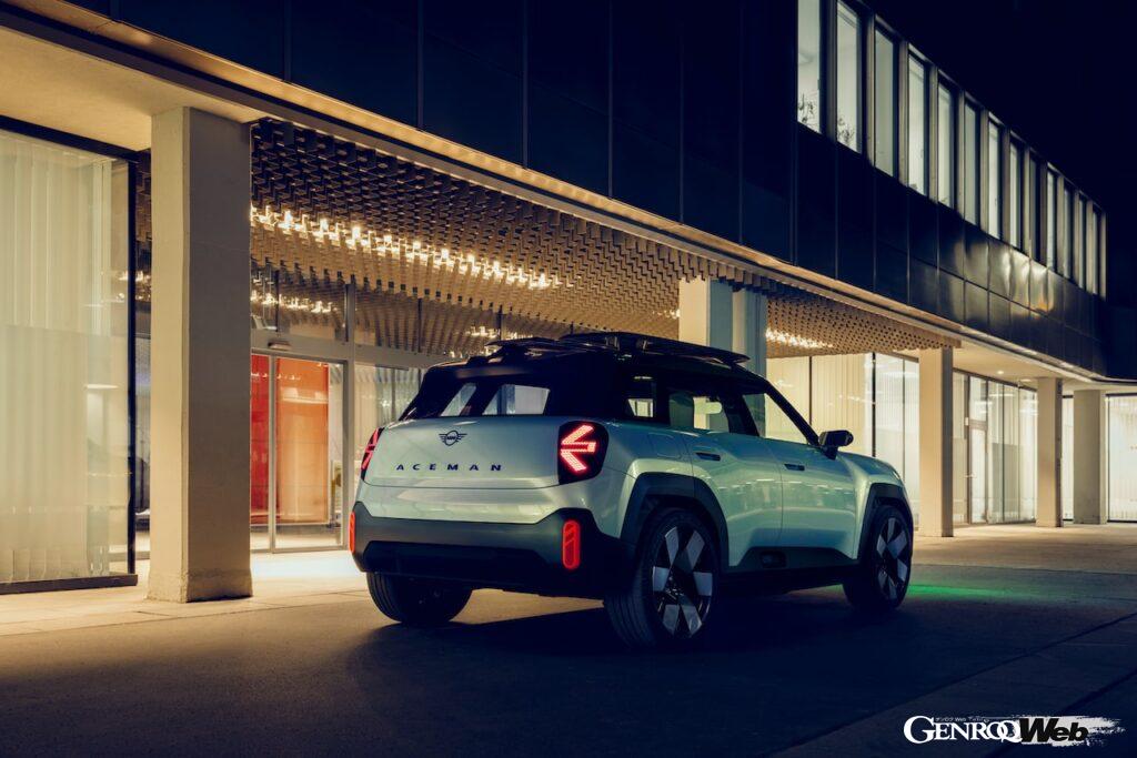 「MINI コンセプト エースマン」のエクステリア。
