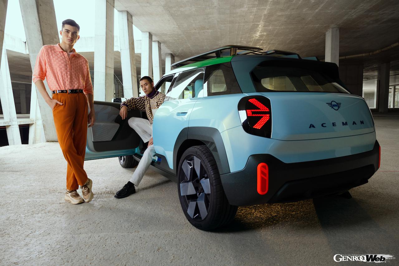「MINI コンセプト エースマン」のエクステリア。