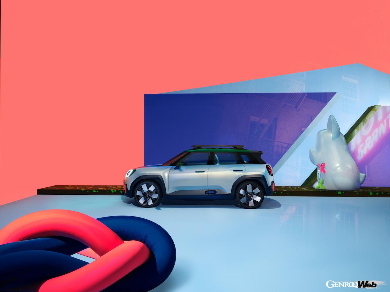 「MINI コンセプト エースマン」のエクステリア。